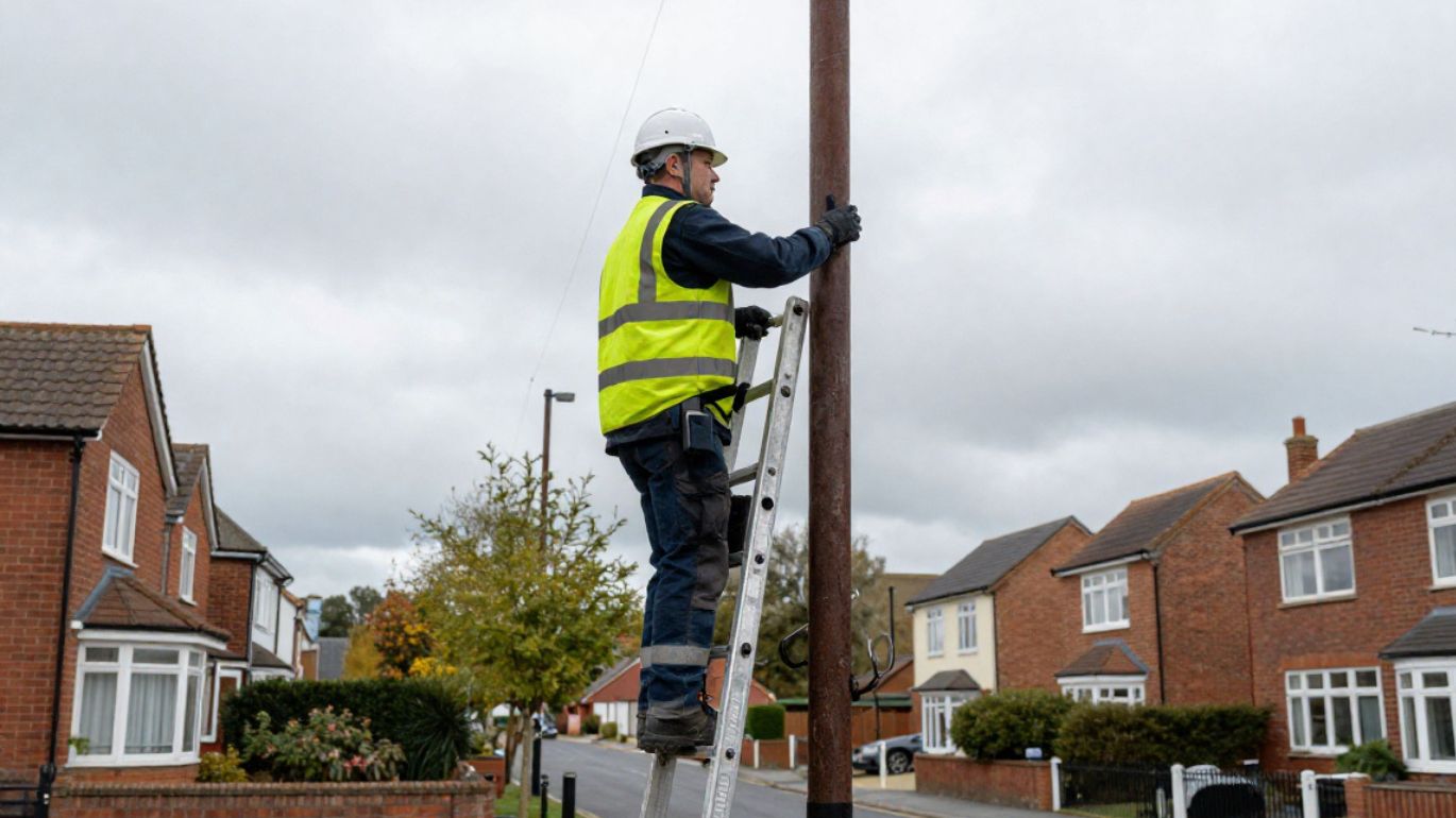 Field engineer out on a job